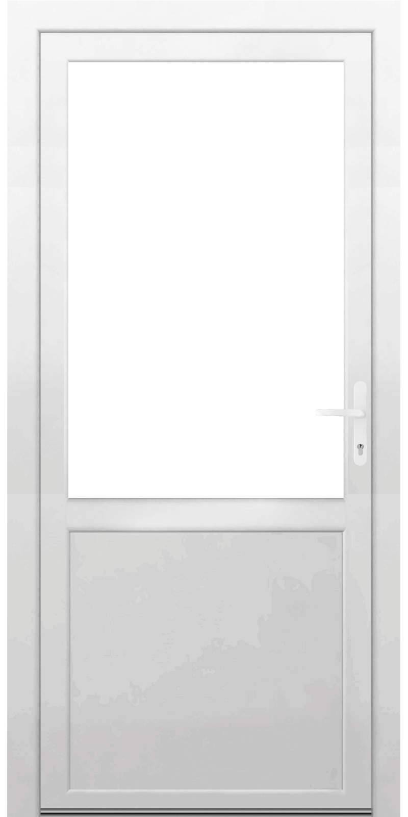 Kunststof Deur met Kozijn – 2/3 Glas