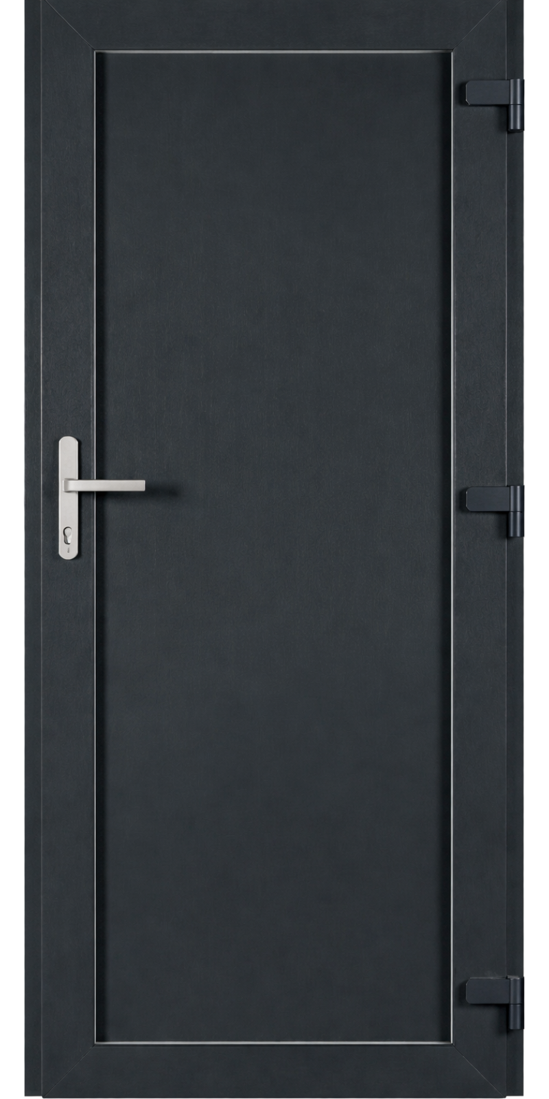 Kunststof Deur met Kozijn – Antraciet – Vol Paneel
